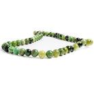 8mm Chrysoprase & Lemon Chrysoprase plain round Beads 15 inch 52 pieces - The Bead Traders
