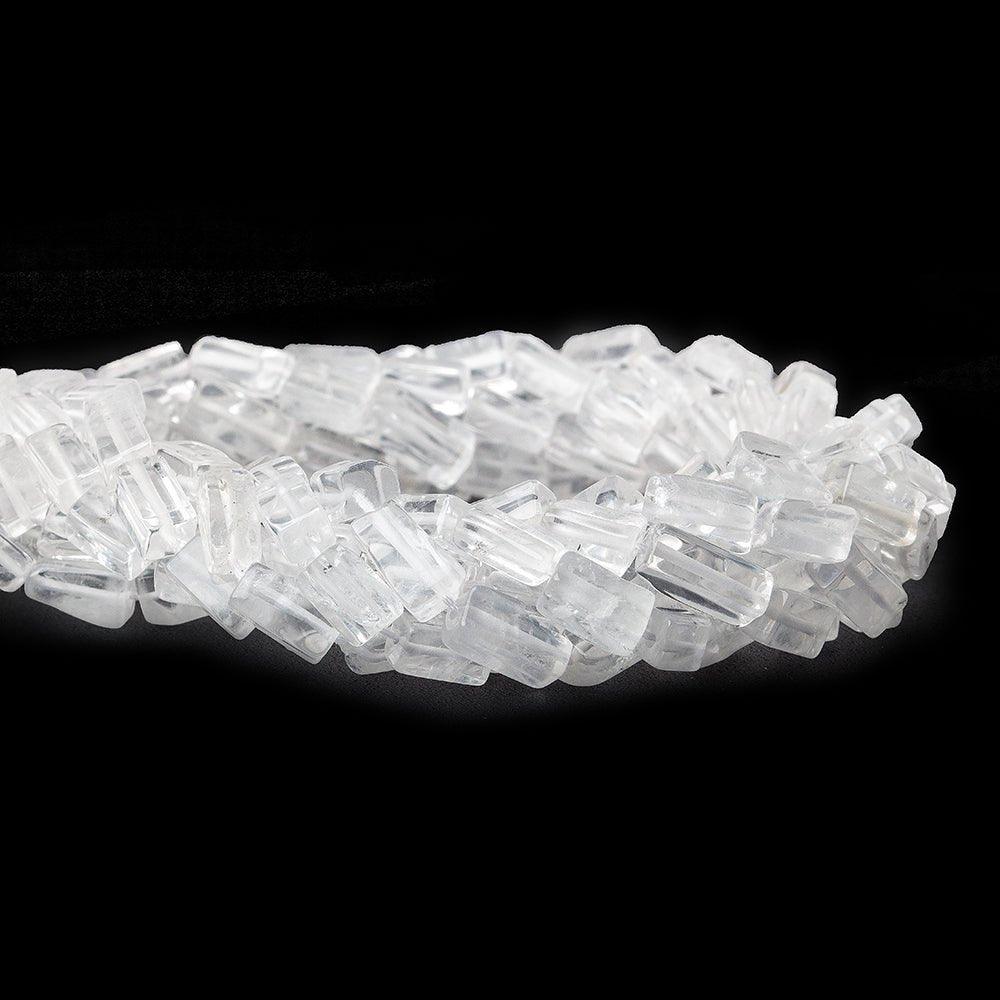 8mm Crystal Quartz Plain Rectangle Beads, 14 inch - The Bead Traders