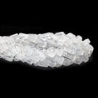8mm Crystal Quartz Plain Rectangle Beads, 14 inch - The Bead Traders