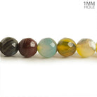 8mm Golden & Green Agate plain rounds 15 inch 47 beads - The Bead Traders