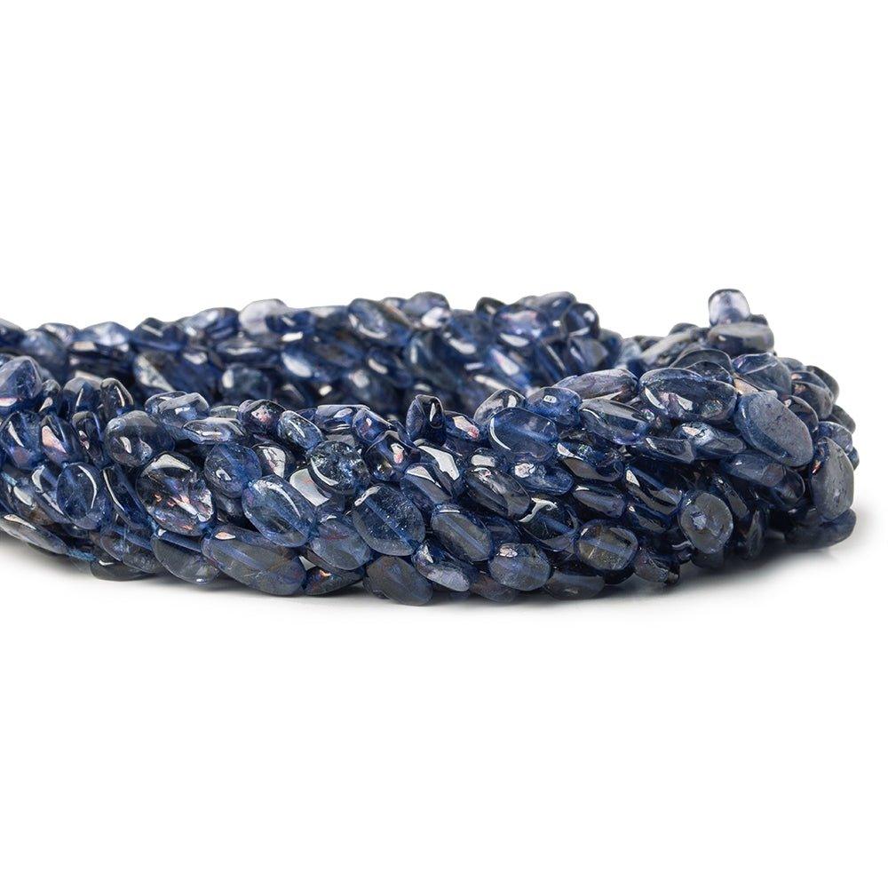 8mm Iolite Plain Nugget Beads, 15 inch - The Bead Traders