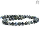 8mm Iolite Plain Round Beads 15 inch 50 pieces - The Bead Traders
