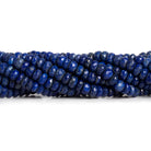 8mm Lapis Lazuli Faceted Rondelles 15 inch 80 beads - The Bead Traders