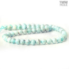 8mm Larimar Plain Round Beads - The Bead Traders
