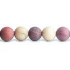 8mm Matte Mouakite Jasper Plain Round Beads 15 inch 45 pieces - The Bead Traders