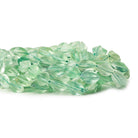 8mm Mint Green Fluorite Bead Plain Freeshape Beads, 14 inch - The Bead Traders