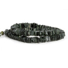 8mm Moss Quartz Plain Heishi Beads 16 inch 290 pieces - The Bead Traders