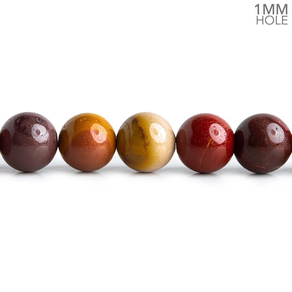 8mm Mouakite Jasper Plain Round Beads 15 inch 48 pieces - The Bead Traders