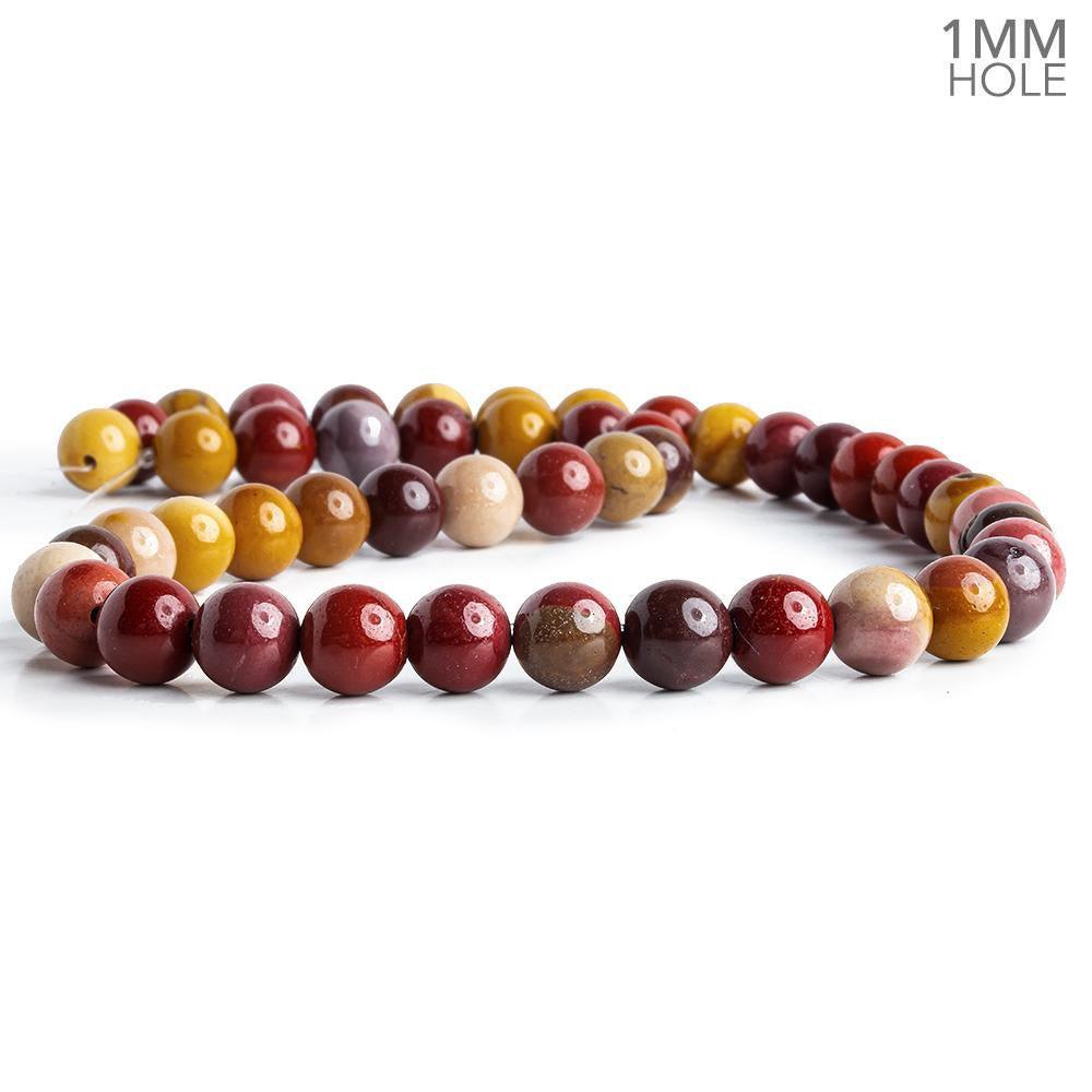 8mm Mouakite Jasper Plain Round Beads 15 inch 48 pieces - The Bead Traders