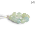 8mm Multi Beryl Large Hole Rondelles 10 beads - The Bead Traders