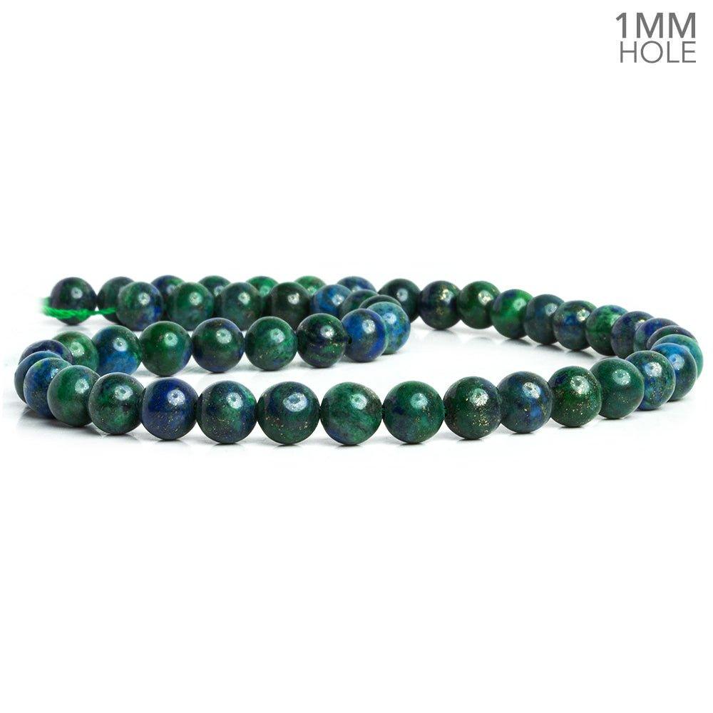 8mm Multi Gemstone Plain Round Beads 15 inch 48 pieces - The Bead Traders