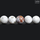 8mm Ocean Jasper Plain Round Beads 15 inch 45 pieces - The Bead Traders