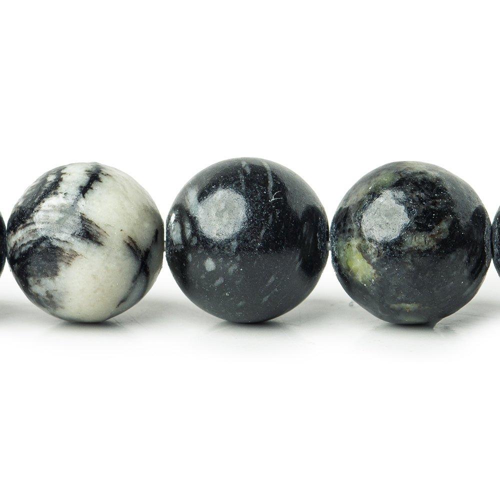 8mm Picasso Jasper plain rounds Large 1mm Hole 15 inch 46 beads - The Bead Traders