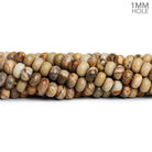 8mm Picture Jasper Faceted Rondelle Beads 15 inch 75 pieces - The Bead Traders