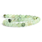 8mm Prehnite Faceted Round Beads 16 inch 50 pieces - The Bead Traders