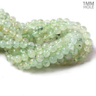 8mm Prehnite plain round beads 15 inches 51 pieces - The Bead Traders