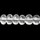 8mm Quartz plain rondelles 16 inch 79 beads - The Bead Traders