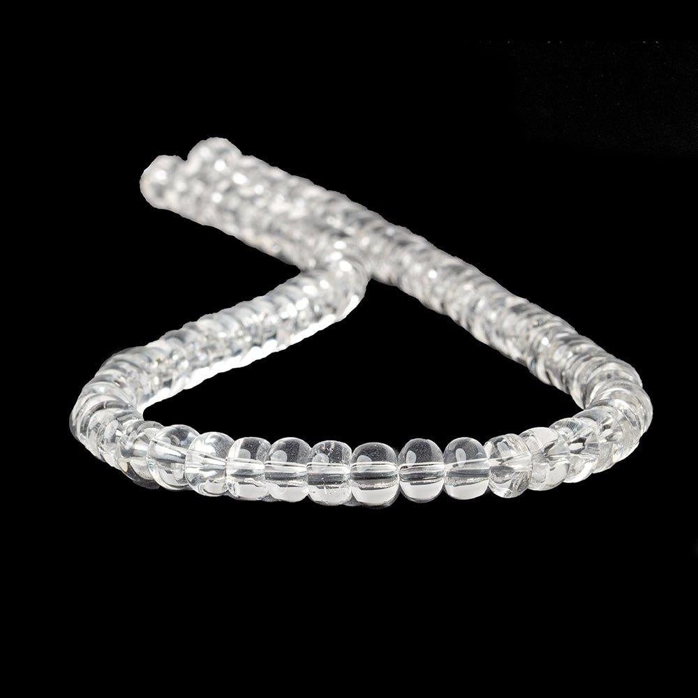 8mm Quartz plain rondelles 16 inch 79 beads - The Bead Traders