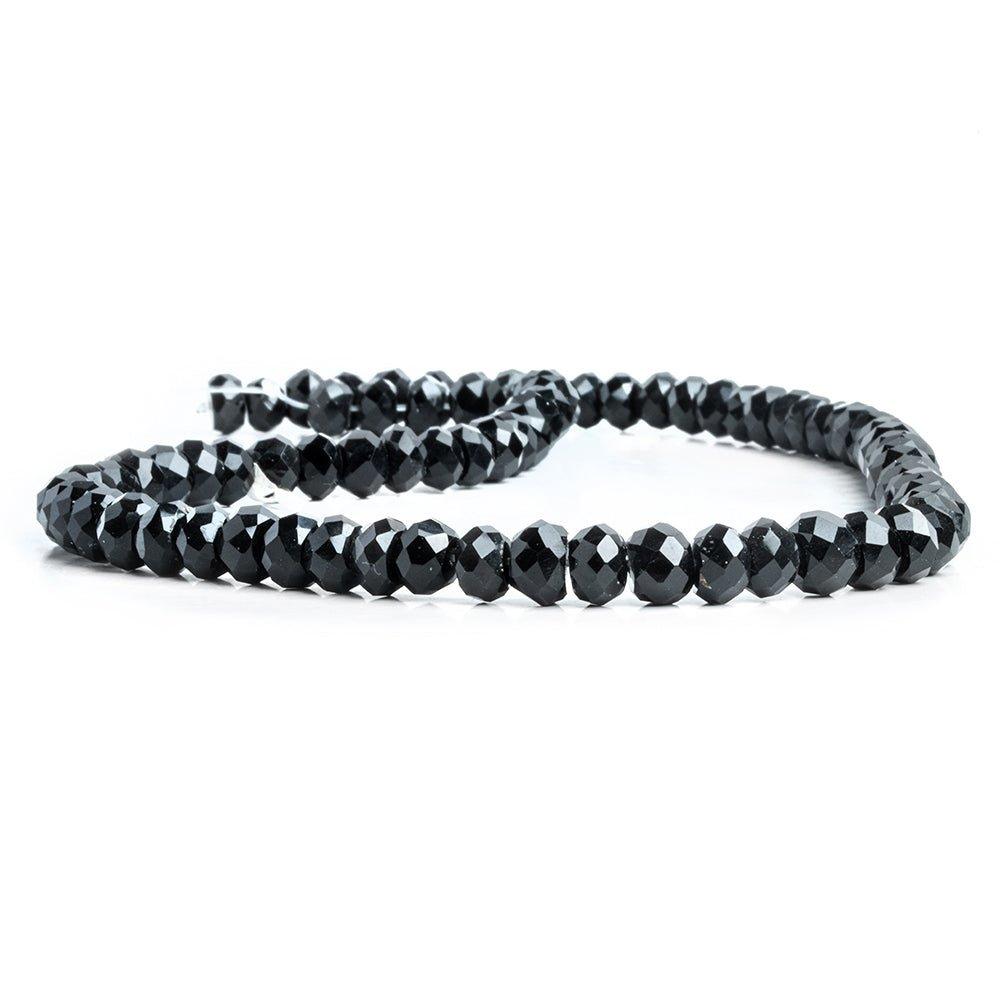 8mm Rainbow Obsidian Faceted Rondelle Beads 16 inch 85 pieces - The Bead Traders