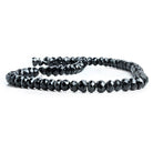 8mm Rainbow Obsidian Faceted Rondelle Beads 16 inch 85 pieces - The Bead Traders