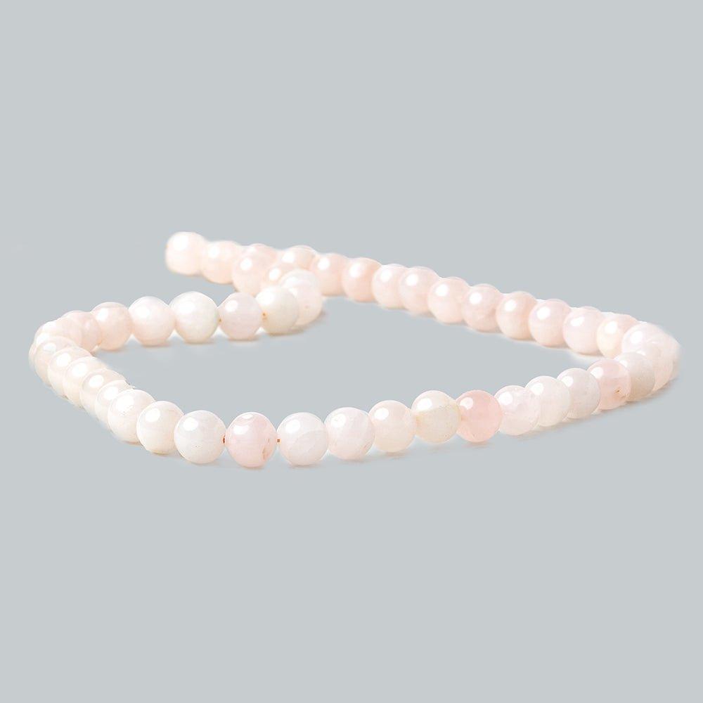 8mm Rose Quartz Plain Round Beads 16 inch 50 pieces - The Bead Traders