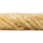 8mm Yellow Aventurine Plain Rectangle Beads, 14 inch 34pcs - The Bead Traders