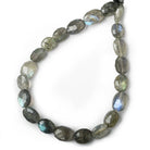 8x4-15x13mm Labradorite Faceted Ovals Lot of 2 strands 43 beads - The Bead Traders