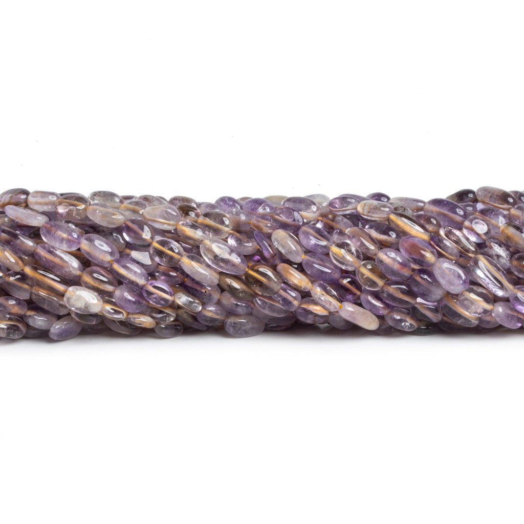 8x5mm Ametrine Plain Ovals 12 inch 45 beads - The Bead Traders