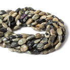 8x6-11x8mm Multi Jasper straight drilled faceted oval beads 13 inch 24 pieces - The Bead Traders