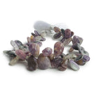 8x6-15x11mm Charoite plain pear beads 7.5 inch 61 pieces - The Bead Traders