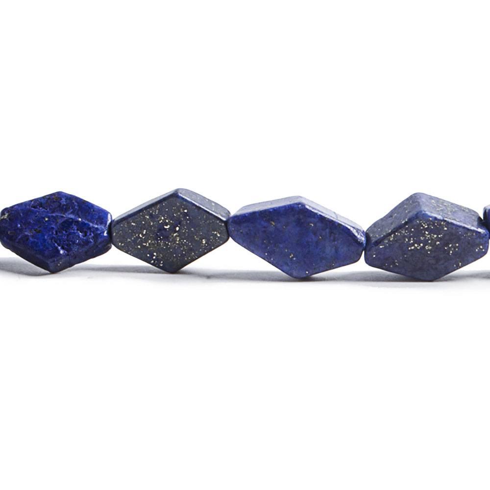 8x6mm-12x8mm Lapis Lazuli Straight Drilled Plain Kite Beads 13.5 inch 30 pieces - The Bead Traders