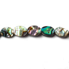 8x6mm Abalone plain oval beads 15.5 inch 49 pieces - The Bead Traders