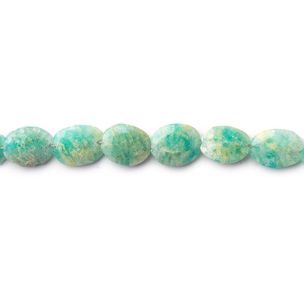 8x6mm Amazonite Faceted Oval Beads 8 inch 24 pieces - The Bead Traders