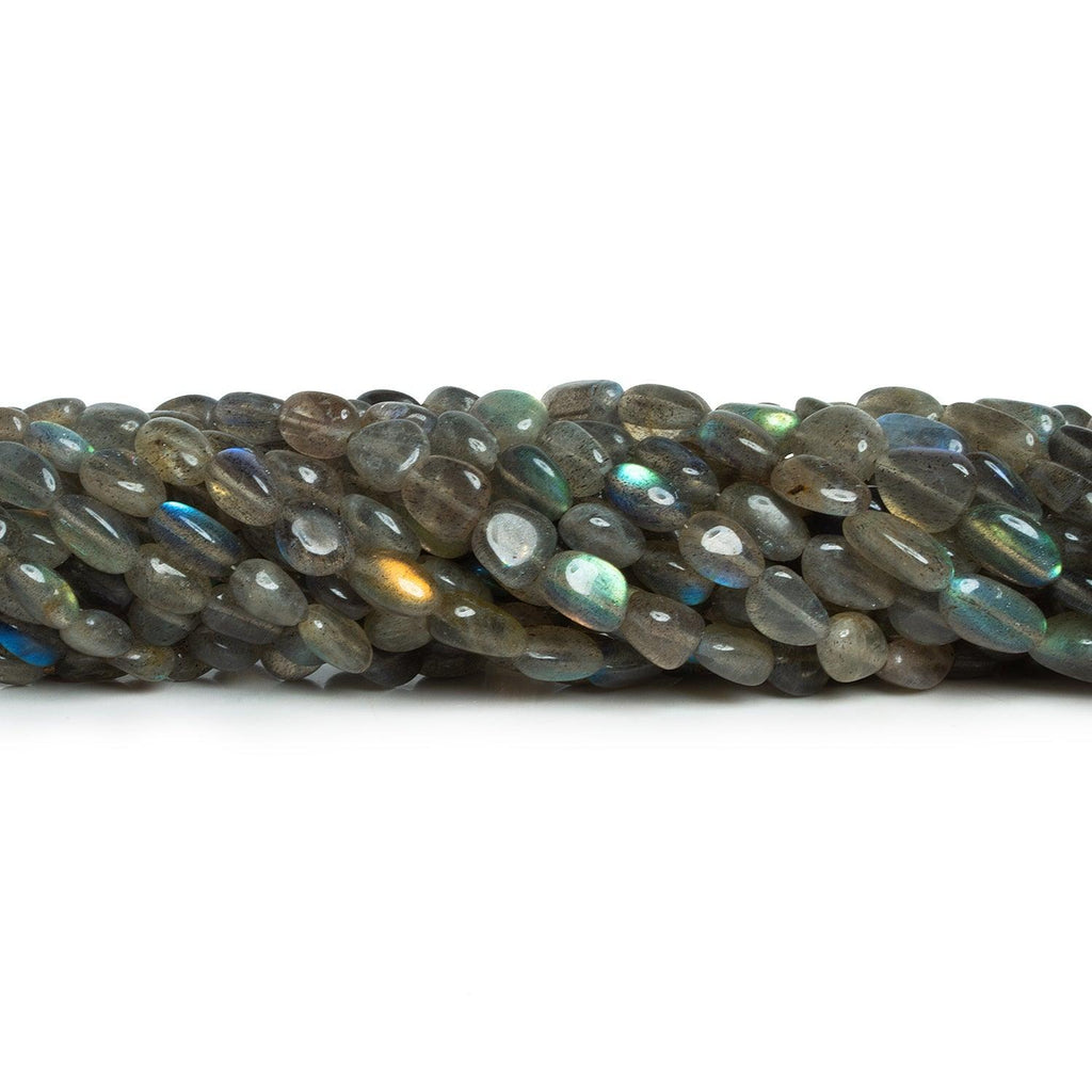 8x6mm Labradorite Plain Nuggets 12 inch 63 beads - The Bead Traders