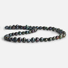 8x6mm Warm Peacock Baroque Pearls 15 inch 60 pieces - The Bead Traders