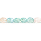 8x7mm-9x8mm Multi Beryl Plain Oval Beads 16 inch 47 pieces - The Bead Traders