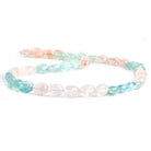 8x7mm-9x8mm Multi Beryl Plain Oval Beads 16 inch 47 pieces - The Bead Traders