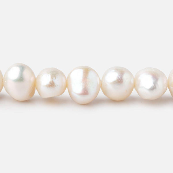 8x7mm Off White Baroque Pearls 15 inch 55 pieces
