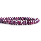 9-10mm Pink Mystic Moonstone Faceted Rondelle Beads 8 inch 40 pieces - The Bead Traders