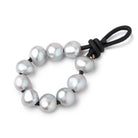 9-10mm Teal Silver Large Hole Baroque Freshwater Pearls 10 beads - The Bead Traders