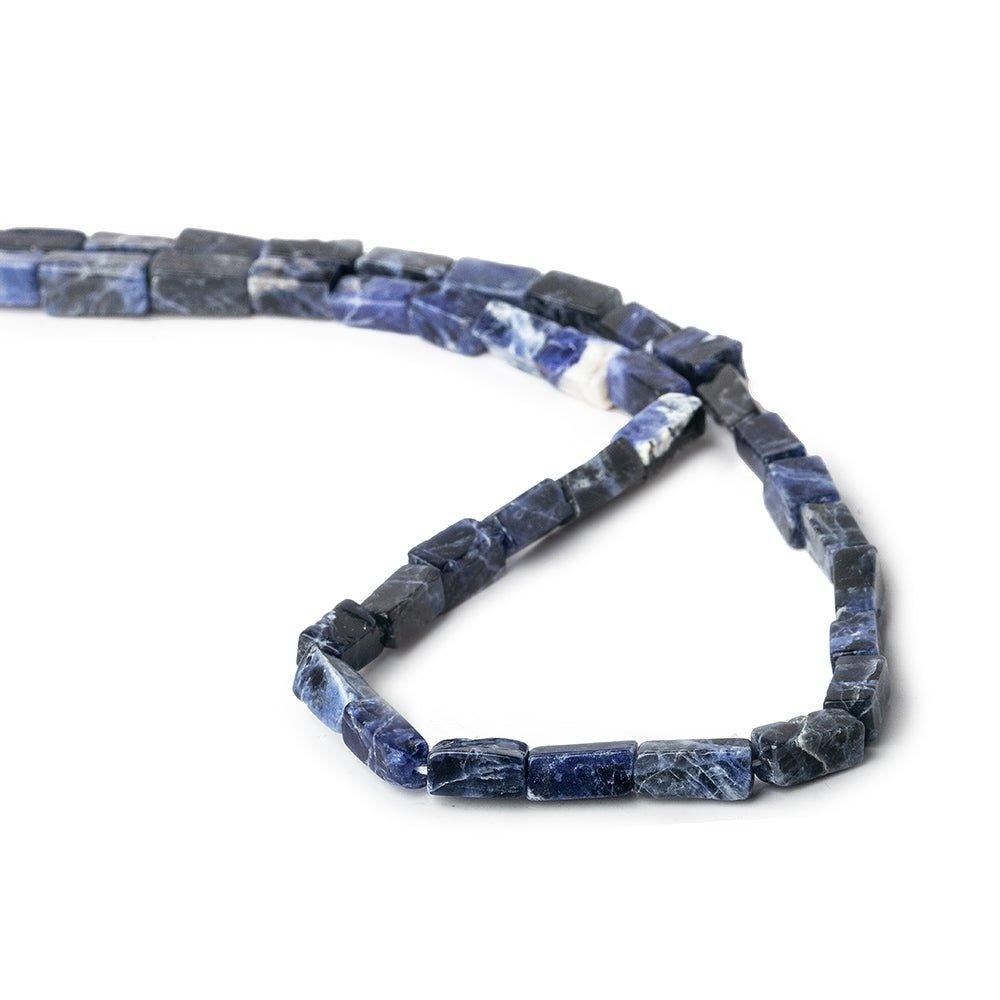 9-10mmSodalite Plain Rectangles 14 inches - The Bead Traders