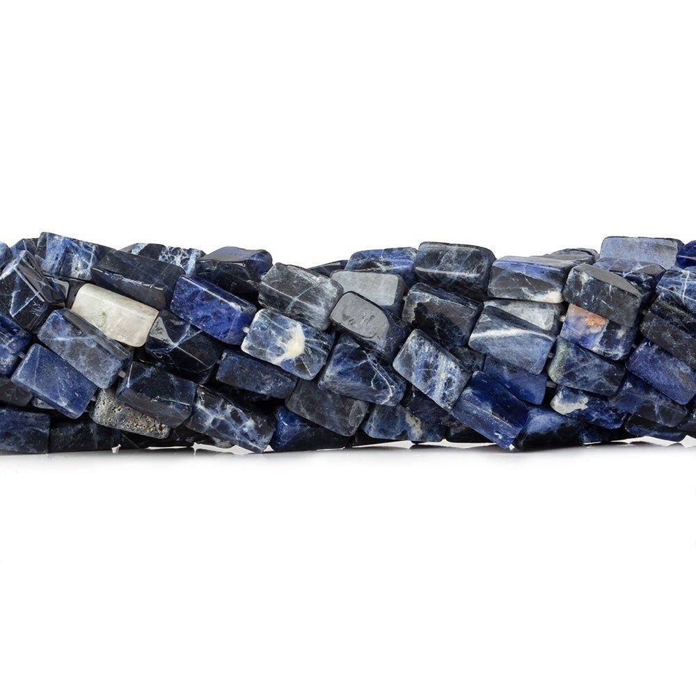 9-10mmSodalite Plain Rectangles 14 inches - The Bead Traders