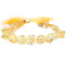 9-11mm Citrine Faceted Coin Beads 7.5 inch 18 pieces - The Bead Traders