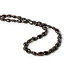 9 - 12mm Garnet Straight Drilled Plain Pear Beads 14 inch 36 pieces - The Bead Traders