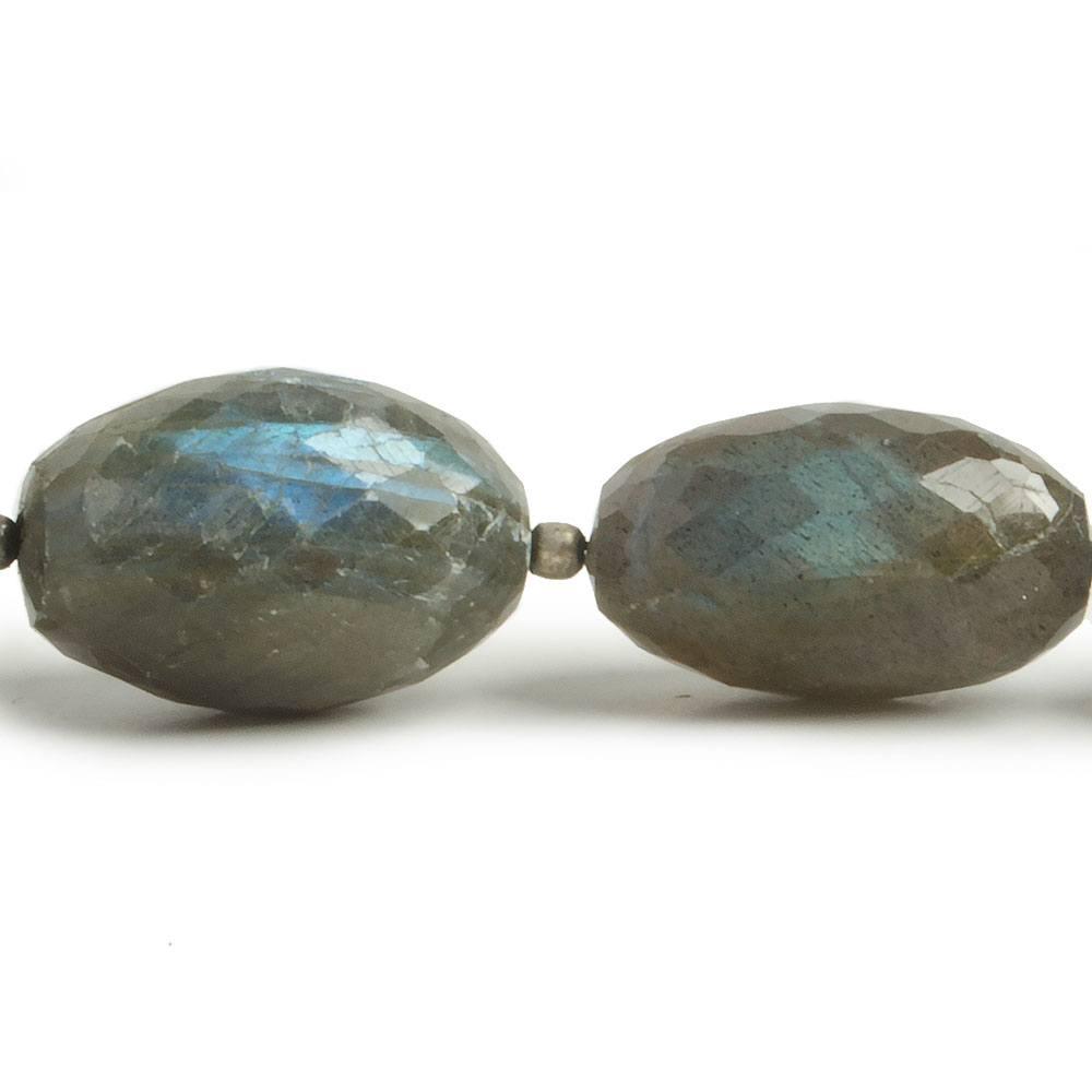 9.5x12-17x24mm Labradorite faceted nugget beads 16 inch 21 pieces - The Bead Traders