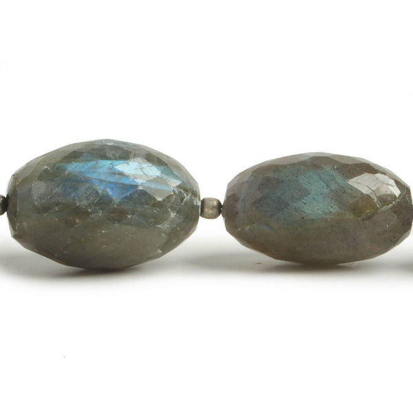 9.5x12-17x24mm Labradorite faceted nugget beads 16 inch 21 pieces