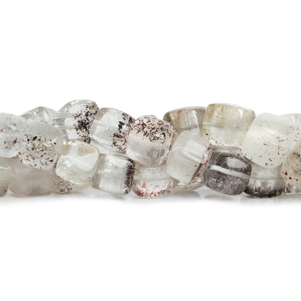 9mm-11mm Lepidocrocite Plain Cube Beads 8 inch 20 pieces - The Bead Traders