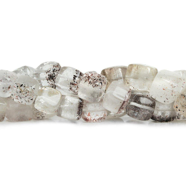 9mm-11mm Lepidocrocite Plain Cube Beads 8 inch 20 pieces