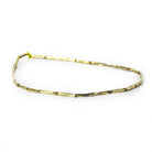 9mm Brass Curved Grooved Tube Beads, 8 inch - The Bead Traders