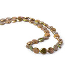 9mm Copper Brown Coin Freshwater Pearl Strand 38 pieces - The Bead Traders